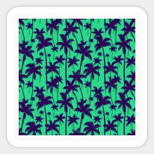 Hawaiian Palm Trees Harmony Sticker